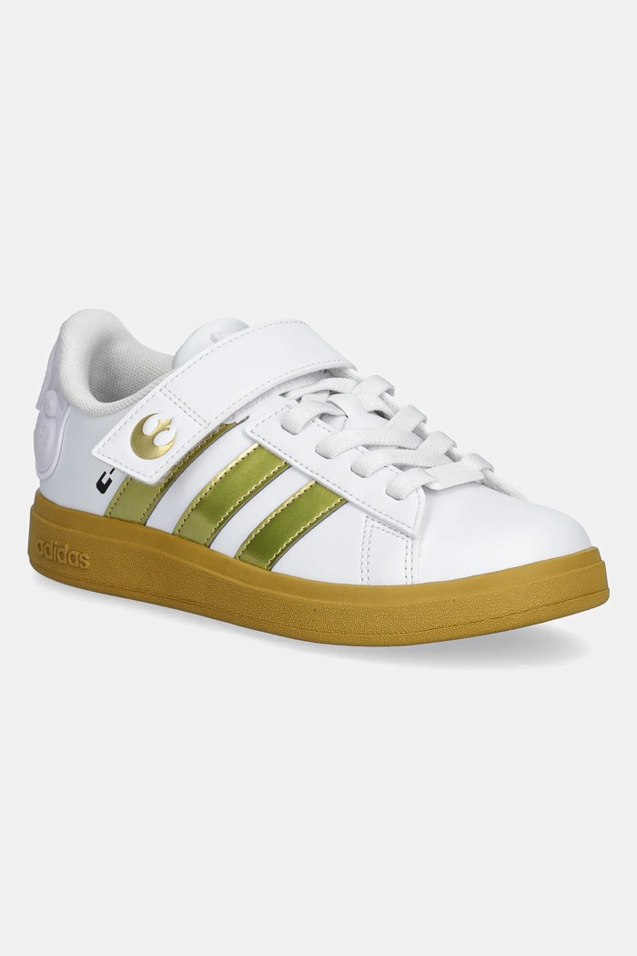 Dětské sneakers boty adidas DROIDS Grand Court 2.0 nízký bílá IH1135