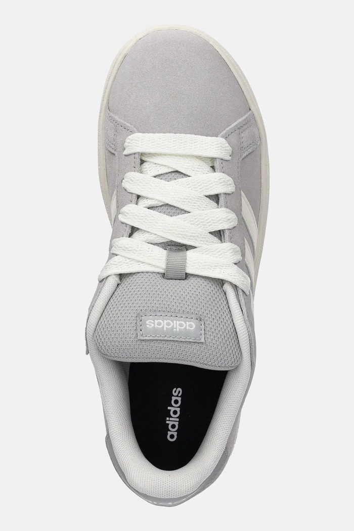 Dječje tenisice od brušene kože adidas GRAND COURT 00s siva JH6179