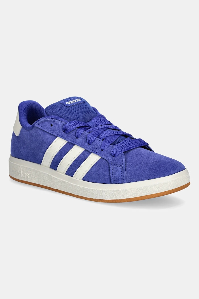 Sneakers boty adidas GRAND COURT 00s semišová kůže modrá JP5894