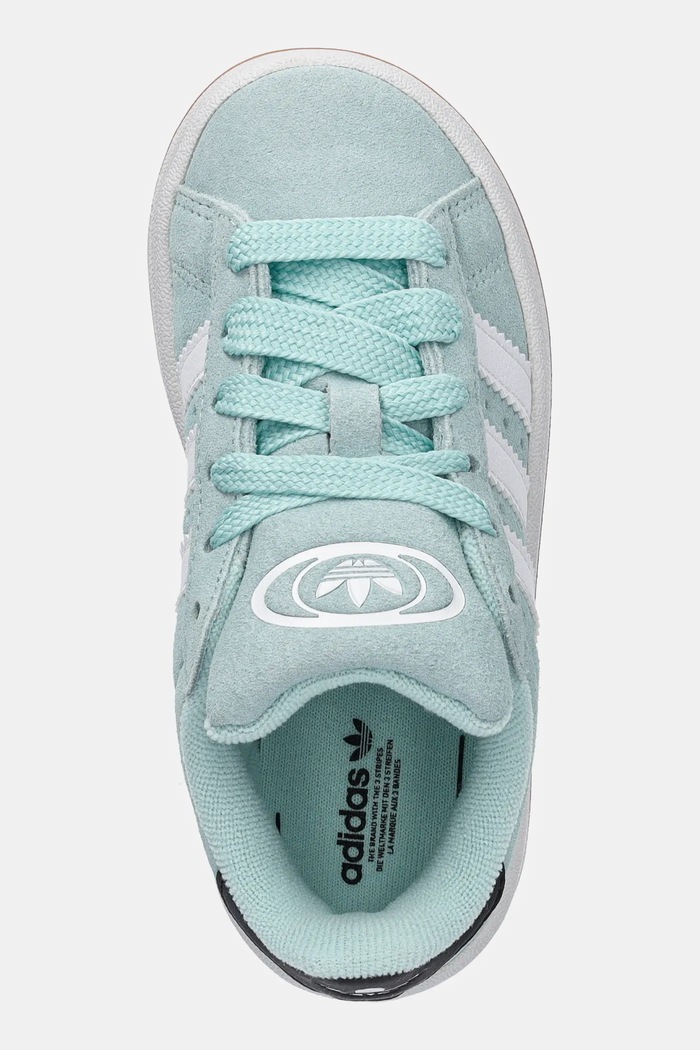 Παιδικά sneakers σουέτ adidas Originals CAMPUS 00s τιρκουάζ JP5511