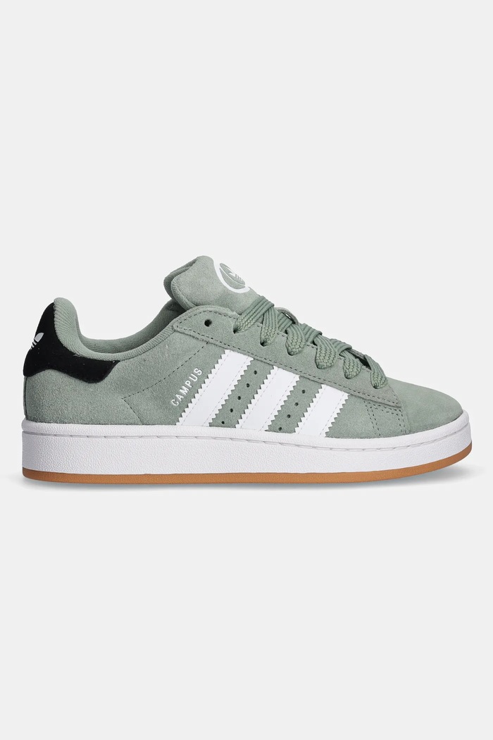 Tenisice od brušene kože adidas Originals CAMPUS 00s JI0283 zelena SS25