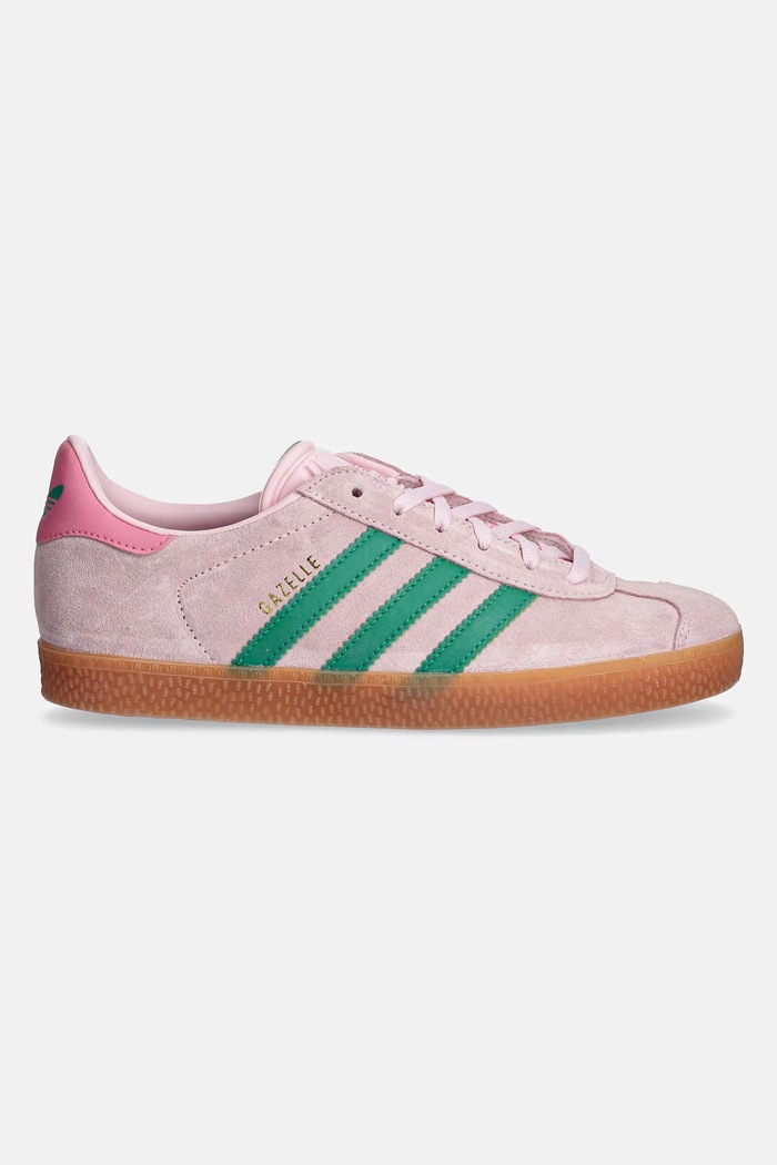 adidas Originals sneakers de piele întoarsă pentru copii GAZELLE JP7128 roz SS26
