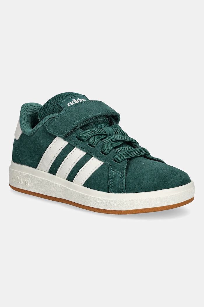 Детски маратонки adidas GRAND COURT 00s велур зелен JP5898