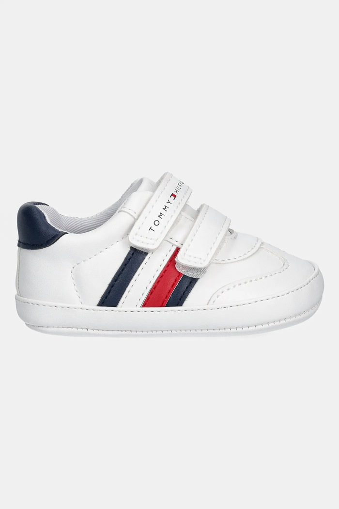 Βρεφικά παπούτσια Tommy Hilfiger T0B9.33831 λευκό SS25