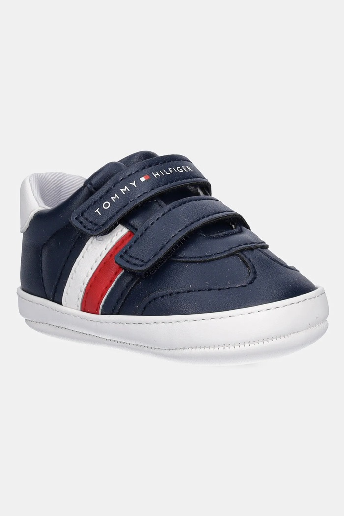 Dětské boty Tommy Hilfiger imitace kůže námořnická modř T0B9.33831