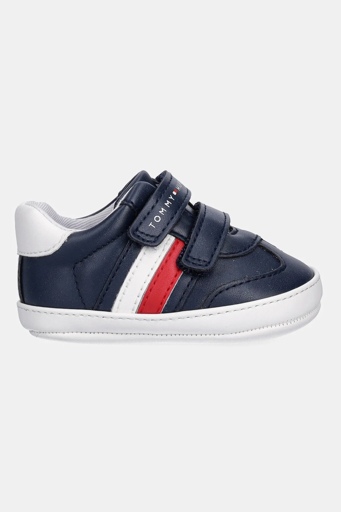 Dětské boty Tommy Hilfiger T0B9.33831 námořnická modř SS25