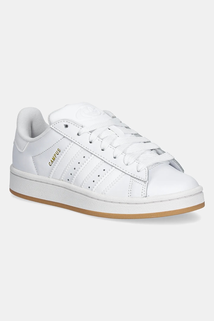 adidas Originals sneakersy skórzane dziecięce CAMPUS 00s imitacja skóry licowej biały JR5760