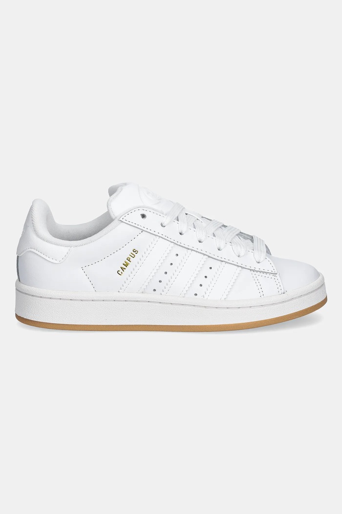 adidas Originals sneakersy skórzane dziecięce CAMPUS 00s JR5760 biały SS25