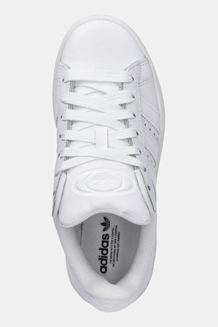 adidas Originals sneakersy skórzane dziecięce CAMPUS 00s biały JR5760