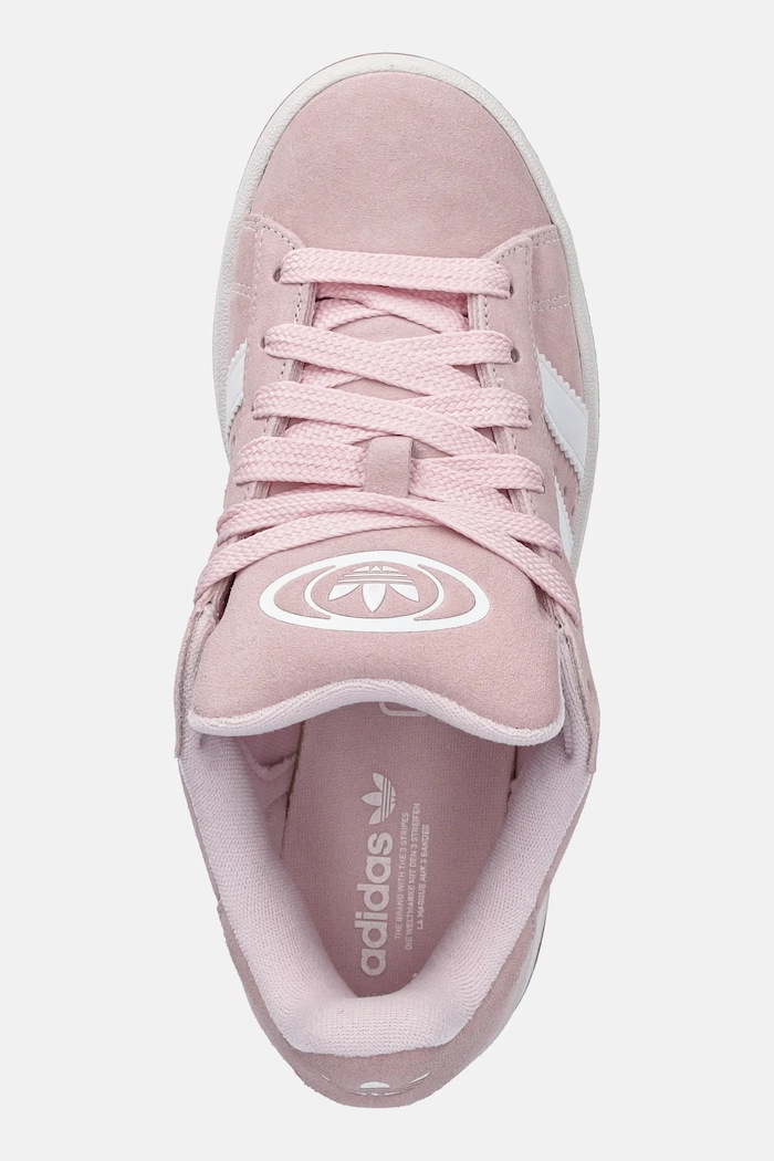 Tenisice od brušene kože adidas Originals CAMPUS 00s roza JH7840