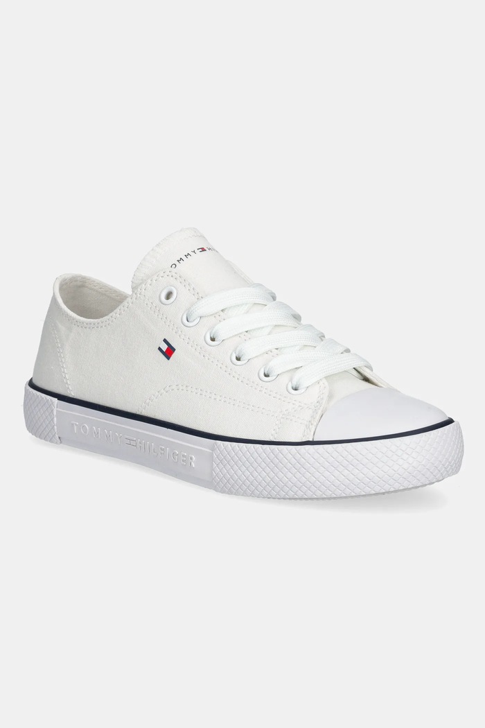 Tommy Hilfiger tenisi copii alb T3X9.33846.35.41