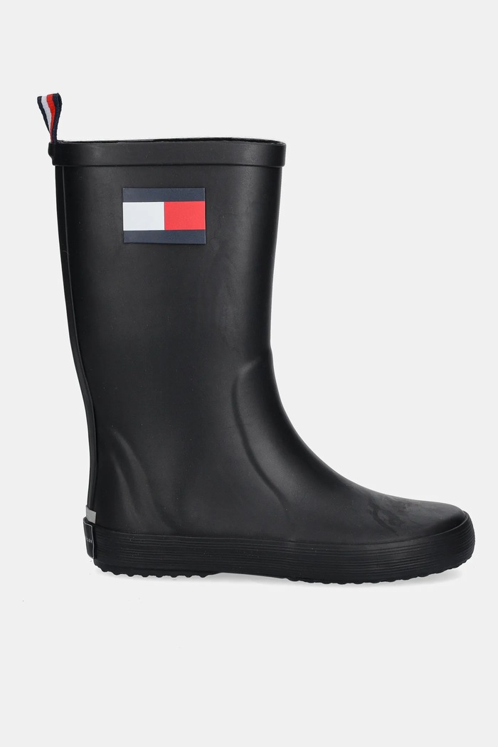 Tommy Hilfiger kalosze dziecięce T3XC.33923.24.34 czarny AW25