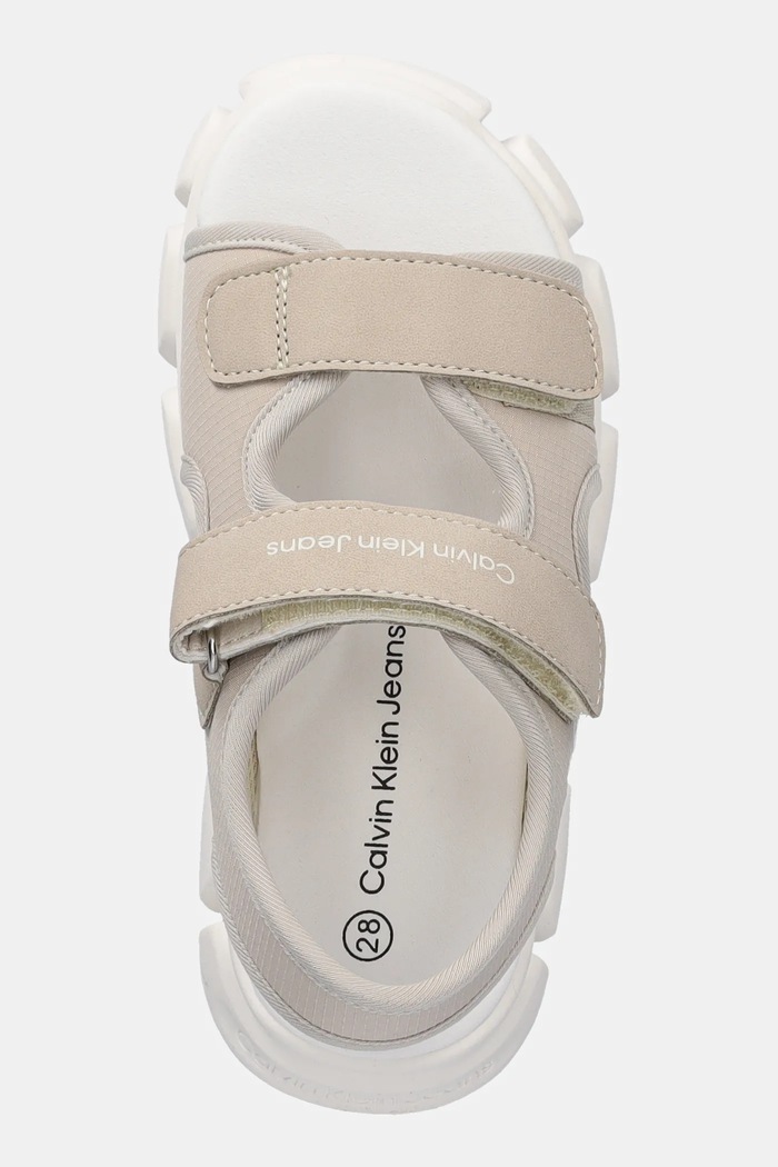 Sandały dziecięce Calvin Klein Jeans V1B2.83022 beżowy