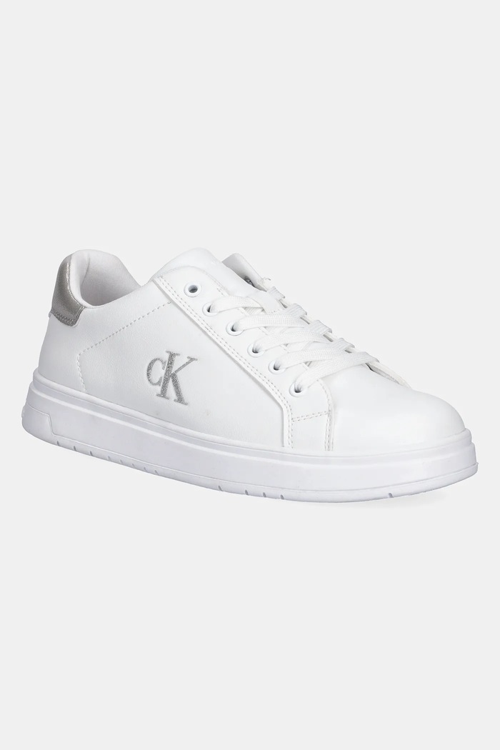 Dětské sneakers boty Calvin Klein Jeans Planet friendly bílá V3A9.82013.35.39