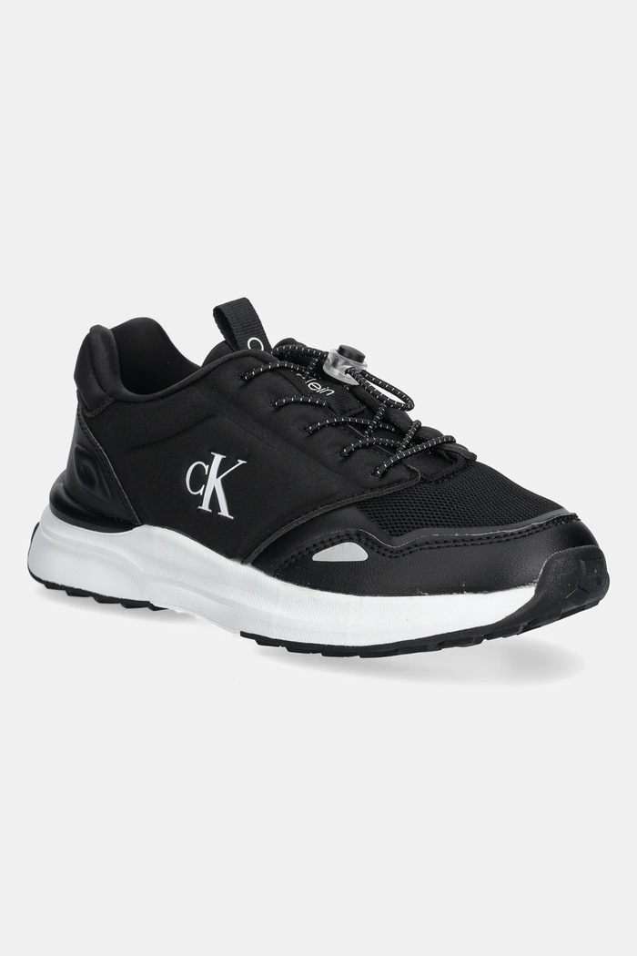 Calvin Klein Jeans sneakersy dziecięce syntetyczny czarny V3X9.83010.35.40