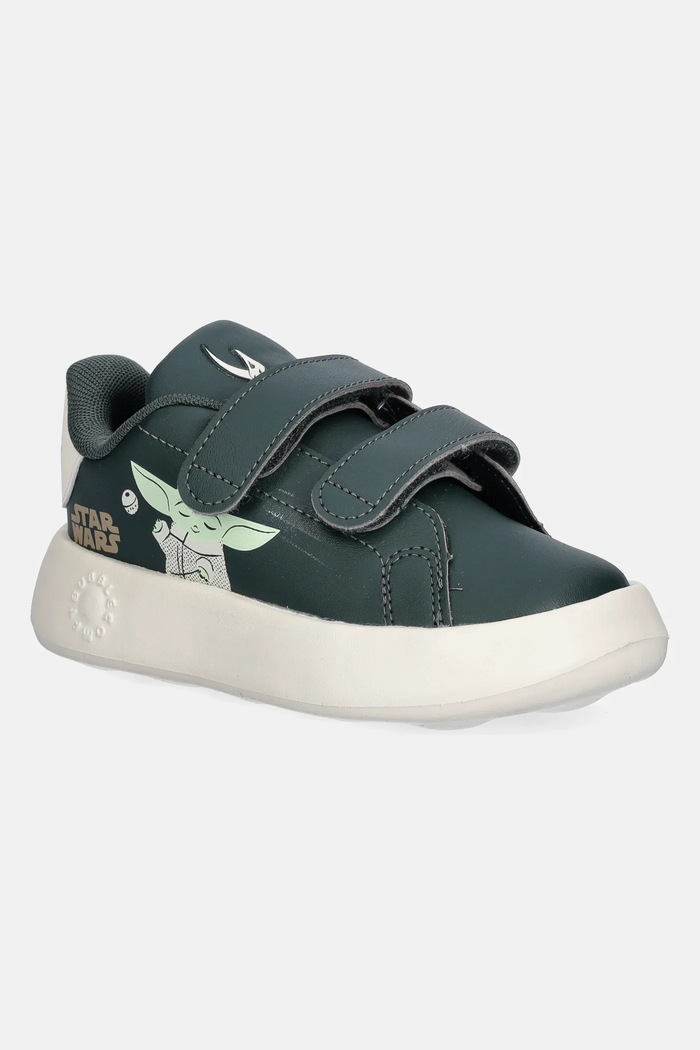 adidas sneakersy dziecięce ADVANTAGE MANDALORIAN syntetyczny zielony IH6258