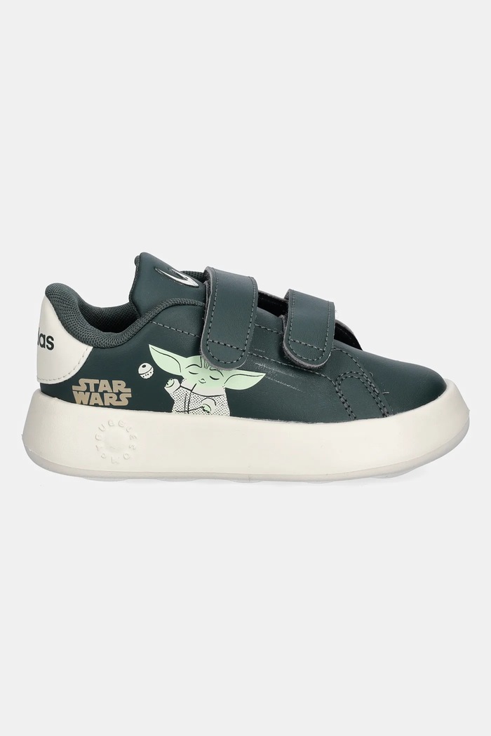 adidas sneakersy dziecięce ADVANTAGE MANDALORIAN IH6258 zielony SS25