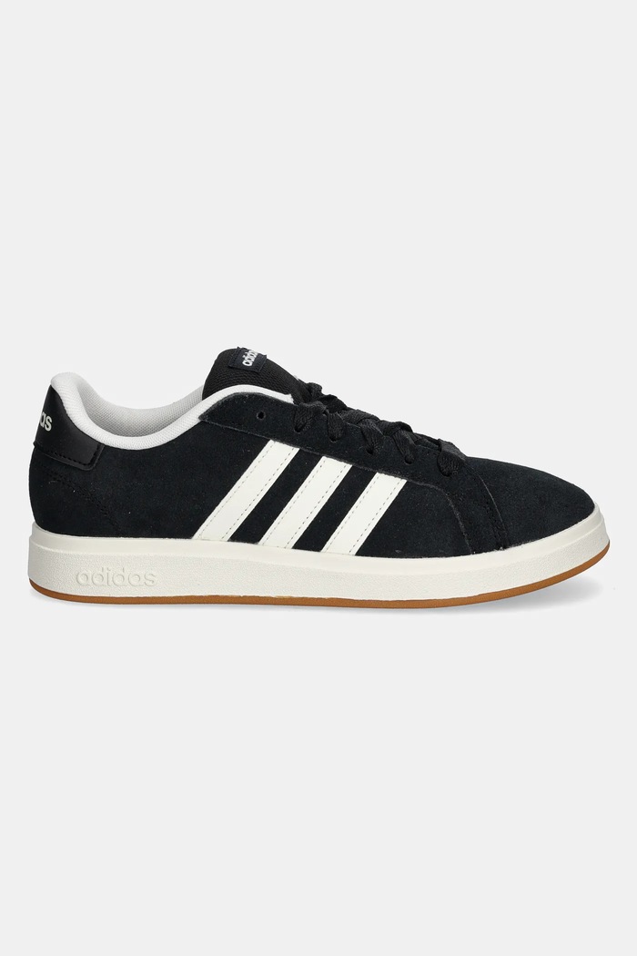 Detské semišové tenisky adidas GRAND COURT 00s JH6178 čierna SS25