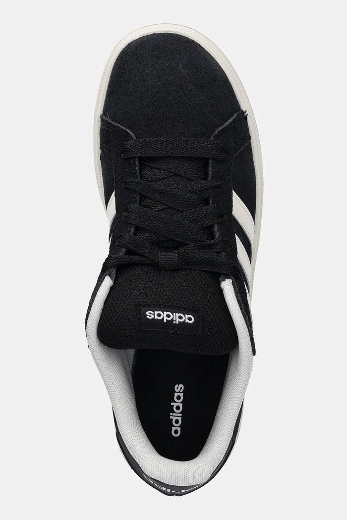 Detské semišové tenisky adidas GRAND COURT 00s čierna JH6178