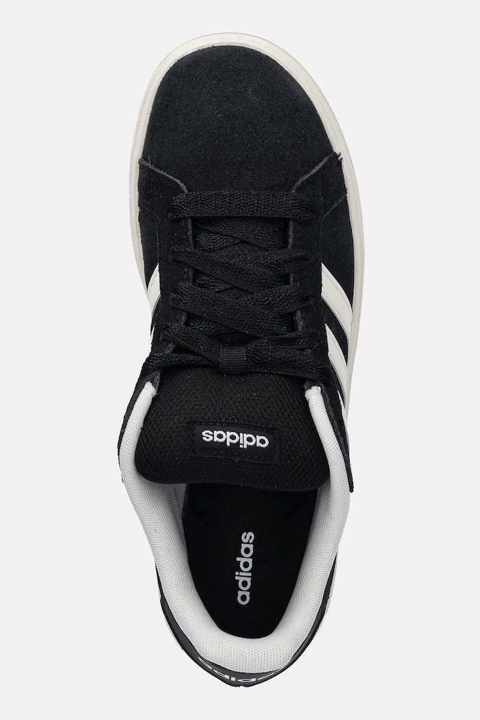 Detské semišové tenisky adidas GRAND COURT 00s čierna JH6178