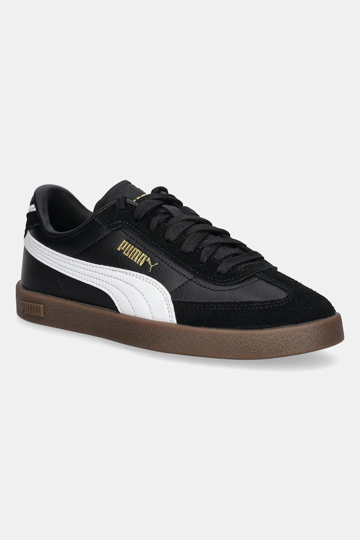 Detské tenisky Puma Club II Era usňová koža čierna 401489