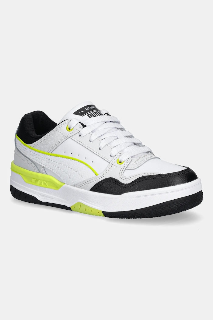 Detské tenisky Puma Rebound Retro imitácia kože béžová 401564
