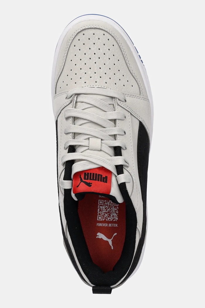 Dětské sneakers boty Puma Rebound V6 Lo MID 90s šedá 400636