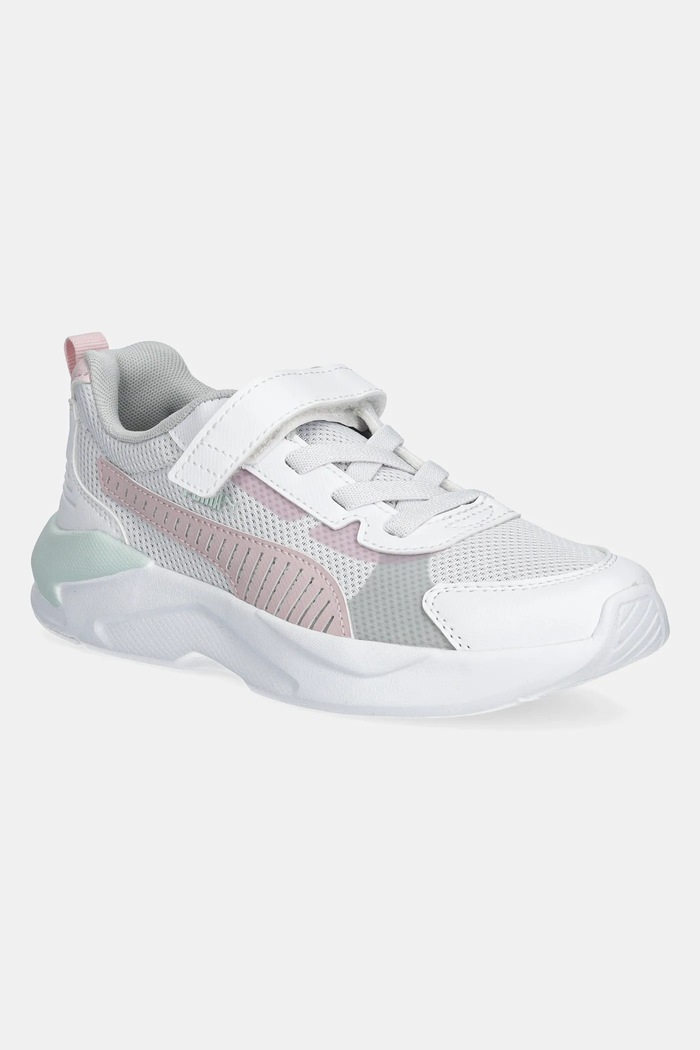 Puma sneakersy dziecięce X-Ray 3 LT AC+ imitacja skóry licowej biały 401494