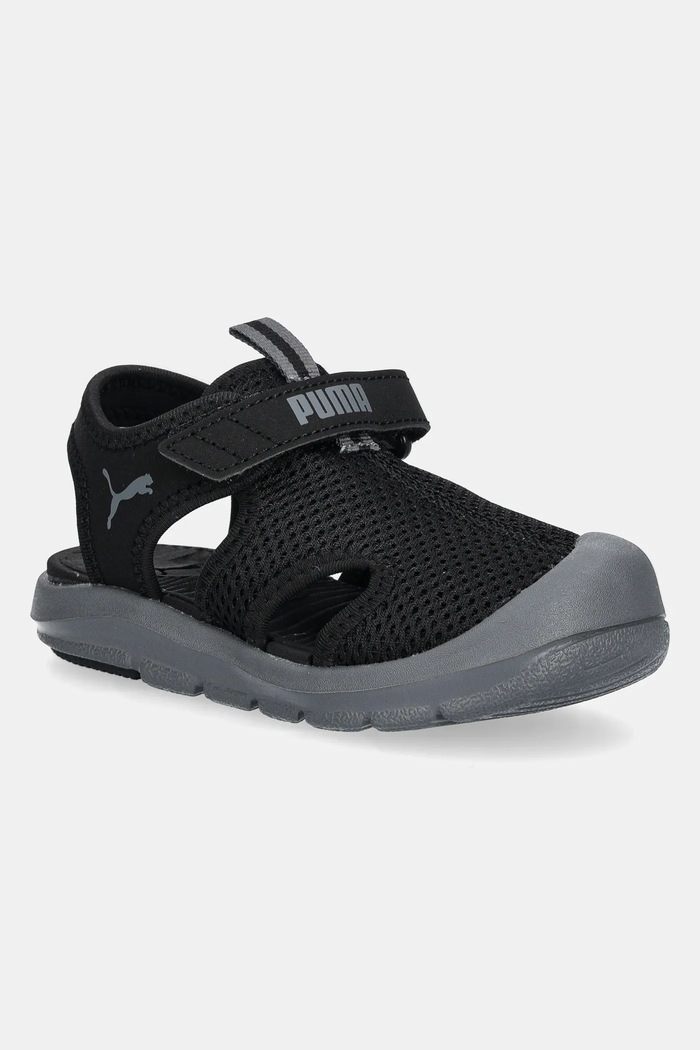 Detské sandále Puma Fun Racer Sandal Mesh V textilný čierna 401576