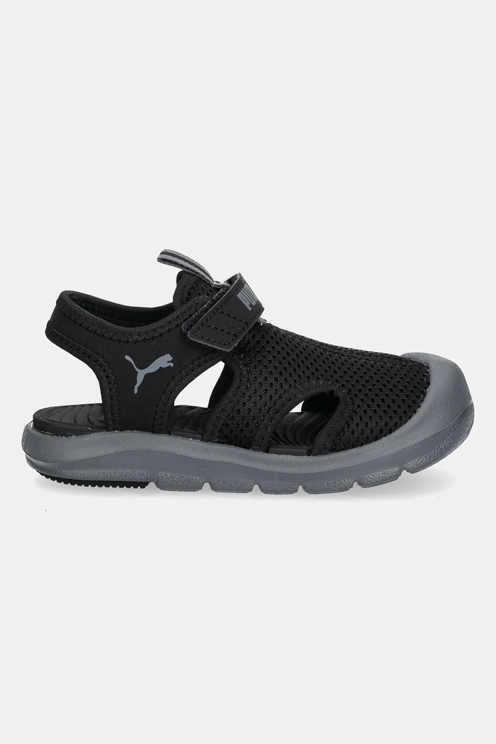 Detské sandále Puma Fun Racer Sandal Mesh V 401576 čierna SS25