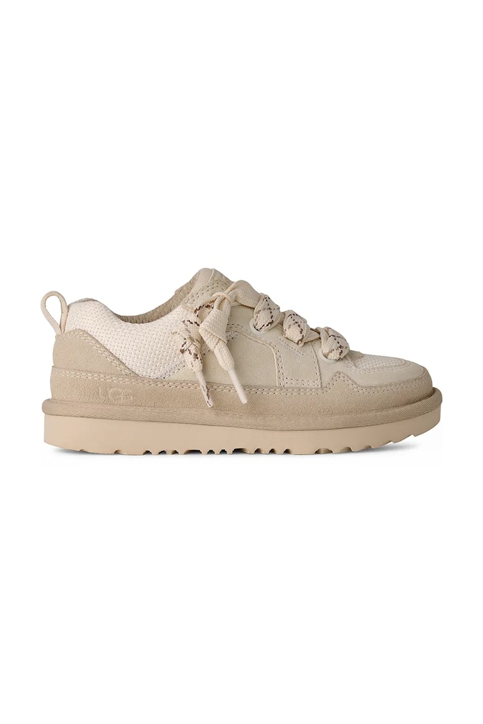 UGG gyerek sportcipő LO LOWMEL velúr bőr bézs 1166490K