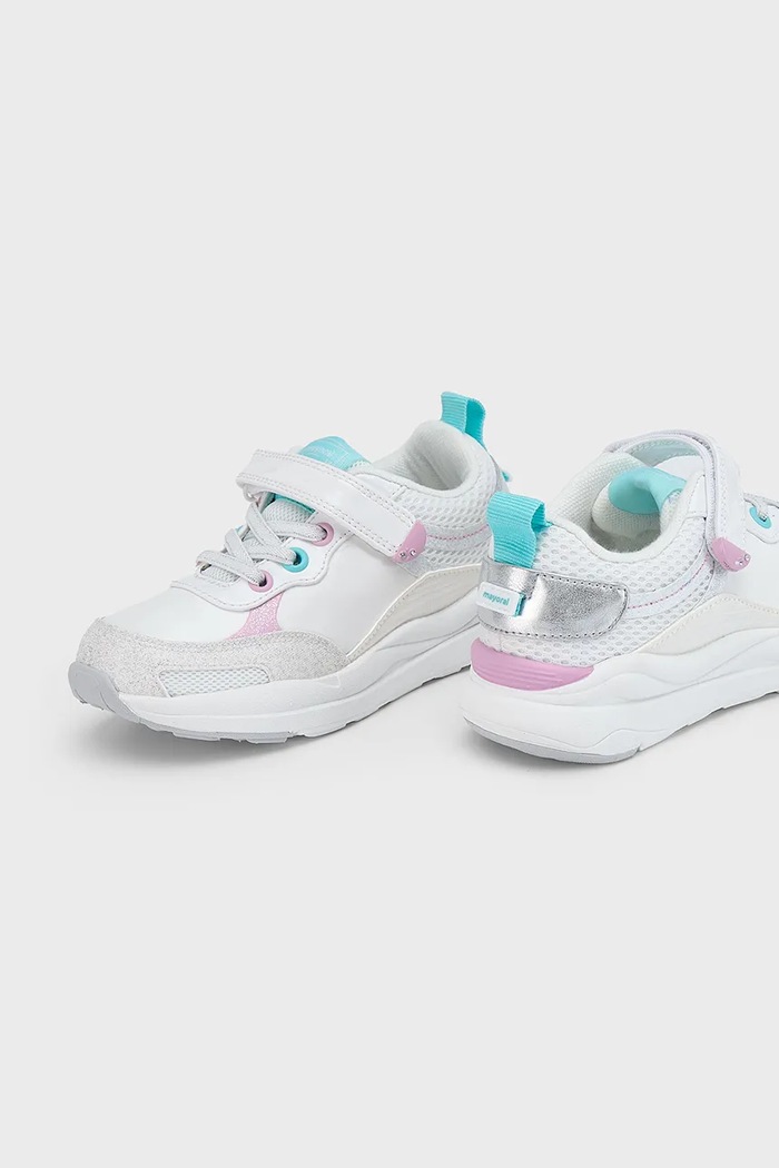 Mayoral sneakers pentru copii mic de statură alb 43615.52B.Kids.PPYA
