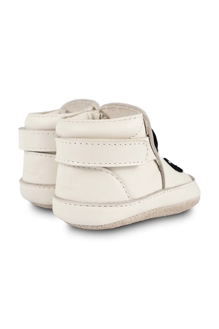 Donsje buty skórzane niemowlęce Morris Sneakers Panda biały 1036306