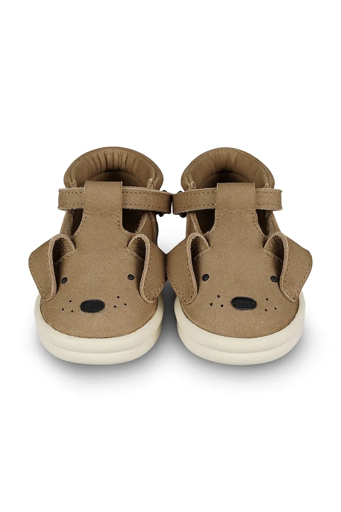 Băieți Donsje pantofi năbuc pentru copii Zazo Classic Shoes Dog 1503504 maro