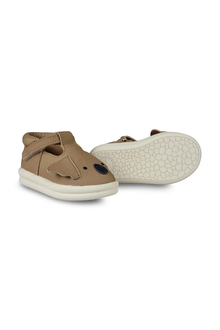 Donsje półbuty nubukowe dziecięce Zazo Classic Shoes Koala nubuk zielony 1503505
