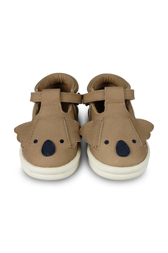 Donsje półbuty nubukowe dziecięce Zazo Classic Shoes Koala 1503505 zielony SS25