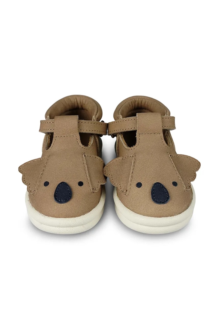 Donsje półbuty nubukowe dziecięce Zazo Classic Shoes Koala 1503505 zielony SS25