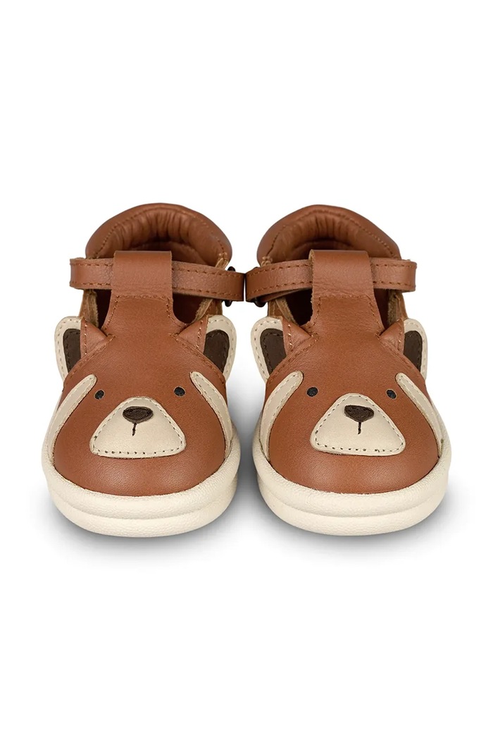 Donsje półbuty skórzane dziecięce Zazo Special Shoes Red Panda 1503702 brązowy SS25