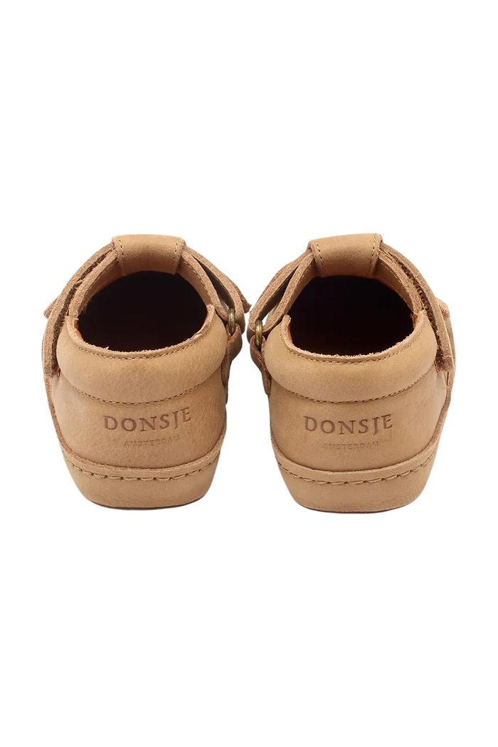 Detské semišové poltopánky Donsje Xan Classic Shoes Koala hnedá 2010003.22.28