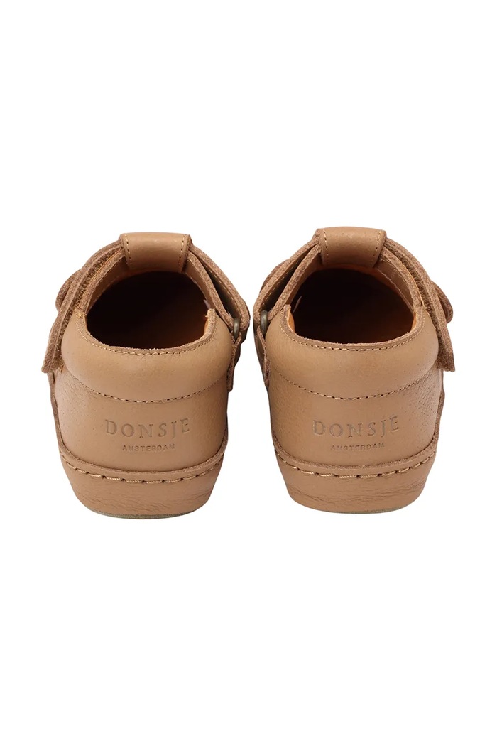 Detské kožené poltopánky Donsje Xan Classic Shoes Bunny hnedá 2010009.22.28