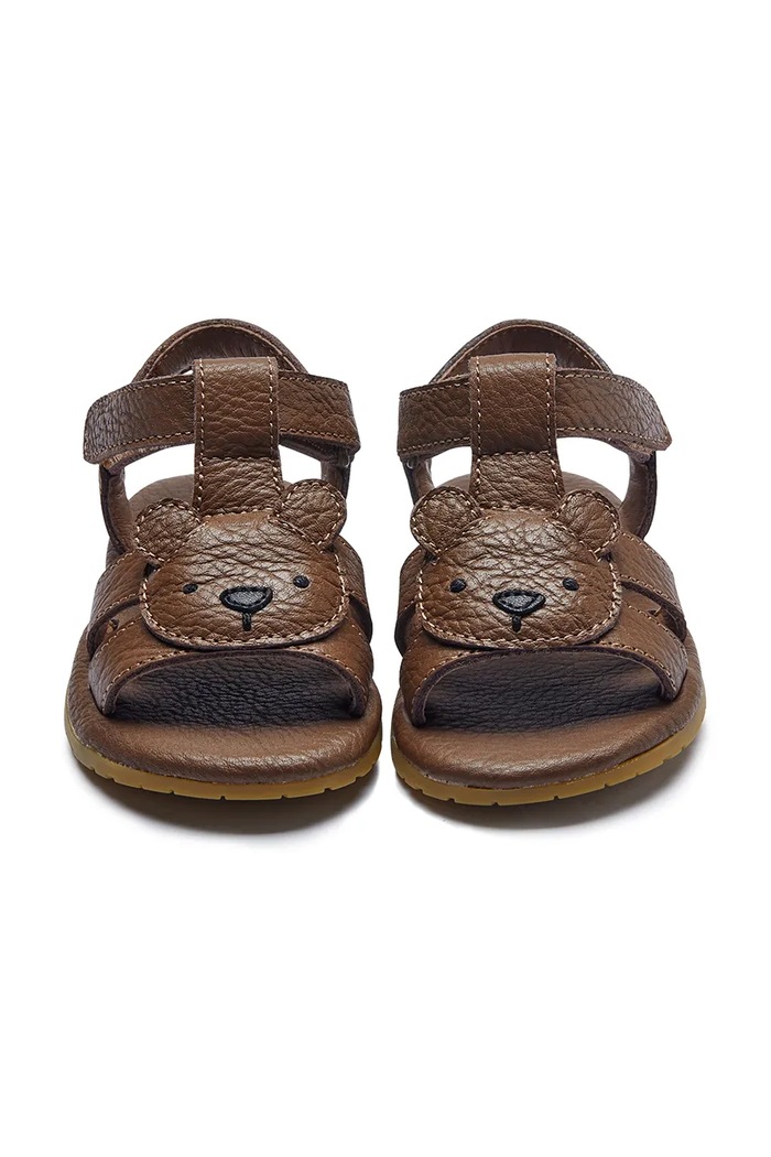 Chlapec Detské kožené sandále Donsje Dhalo Sandals Bear 2027701.29.33 hnedá