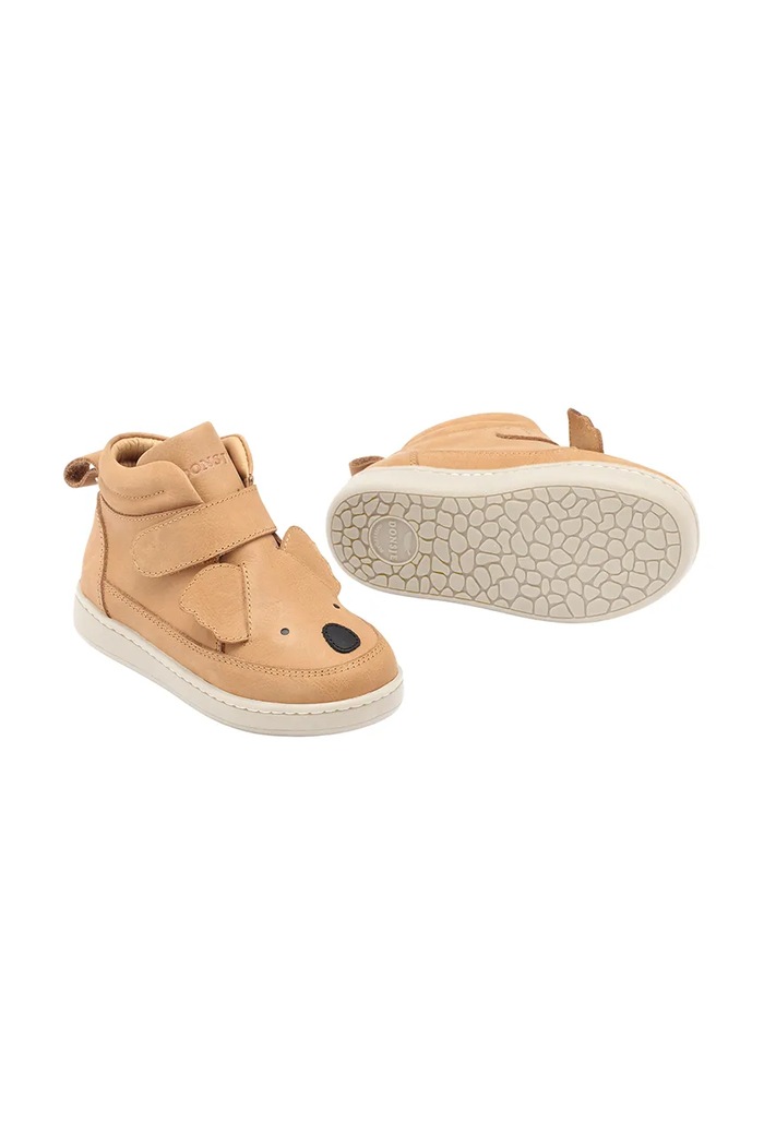 Donsje sneakersy zamszowe dziecięce Mika Sneakers Koala 2030203.22.28 brązowy