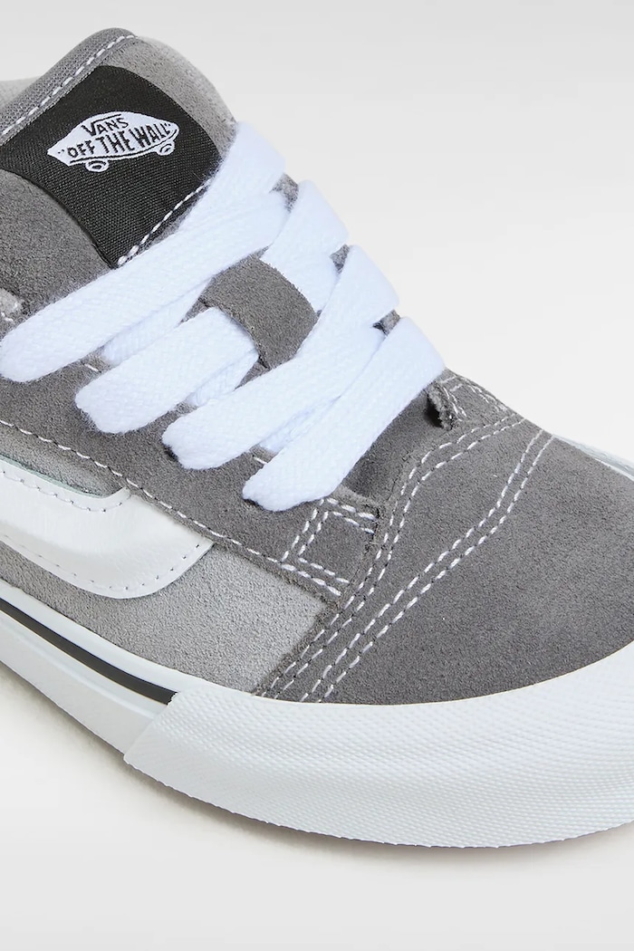 Băieți Vans adidasi de piele intoarsa pentru copii Knu Skool VN000CYUI5G1 gri