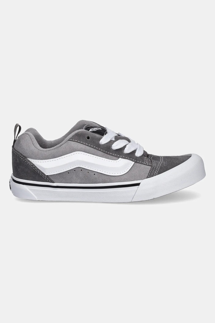Vans tenisówki zamszowe dziecięce Knu Skool VN000D2TI5G1 szary SS25