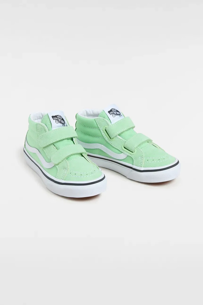 Παιδικά πάνινα παπούτσια Vans SK8-Mid Reissue V VN000CYFE2Y1 πράσινο SS25
