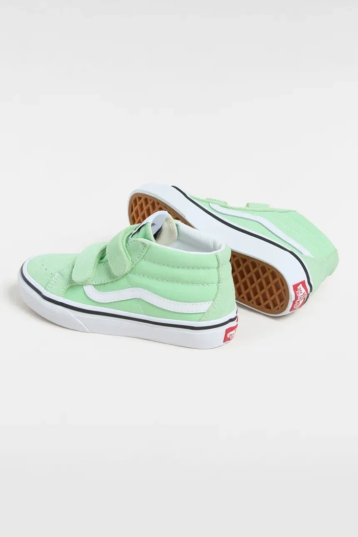 Παιδικά πάνινα παπούτσια Vans SK8-Mid Reissue V πράσινο VN000CYFE2Y1