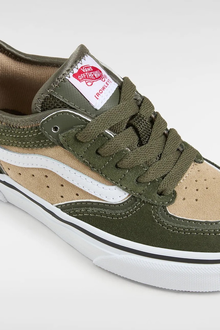 Chłopiec Vans sneakersy dziecięce Rowley Classic VN000SFB50K1 zielony