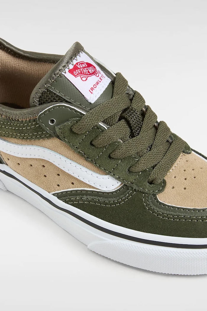 Chłopiec Vans sneakersy dziecięce Rowley Classic VN000SFB50K1 zielony