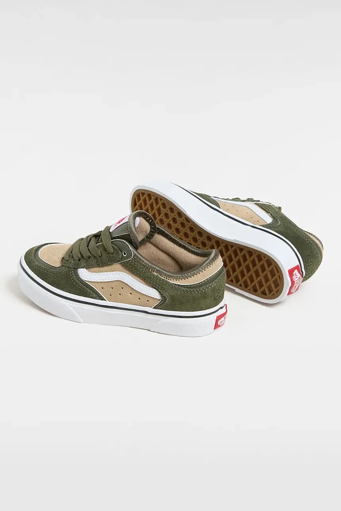 Vans sneakersy dziecięce Rowley Classic zielony VN000SFB50K1