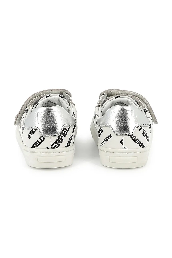Момче Бебешки кожени обувки Karl Lagerfeld Z30542.28.30 бял